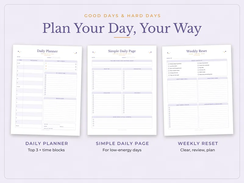 ADHD Planner: days