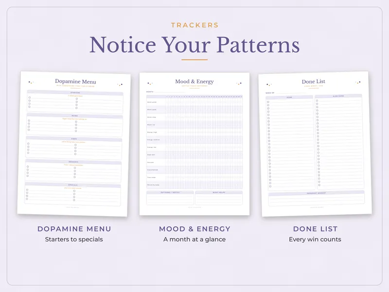 ADHD Planner: trackers