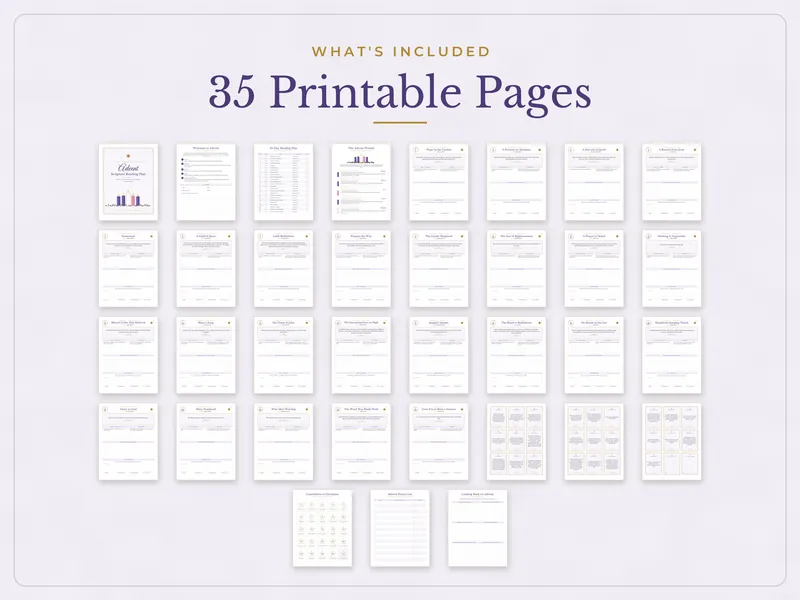 Advent Bible Reading Plan for Families: what's included