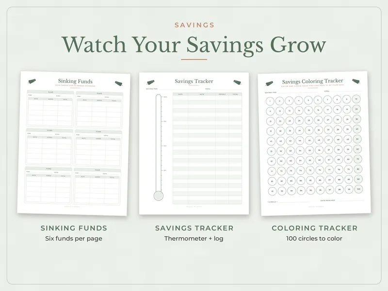 Budget Planner: savings