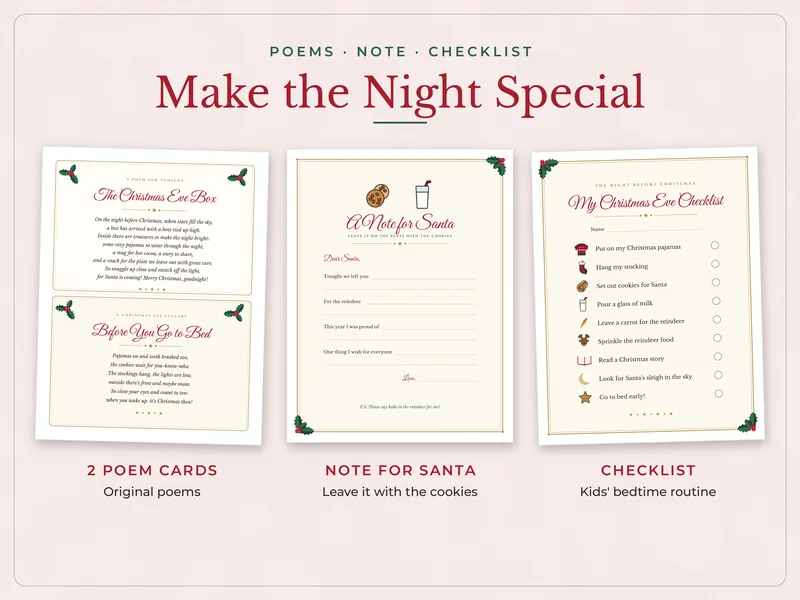 Christmas Eve Box Kit: night