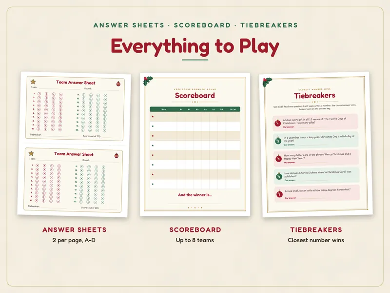 Christmas Trivia Game: play