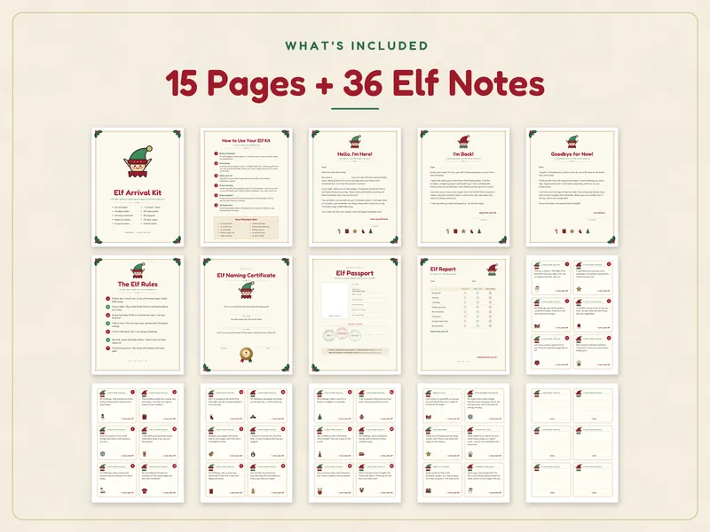 Elf Arrival Kit: what's included