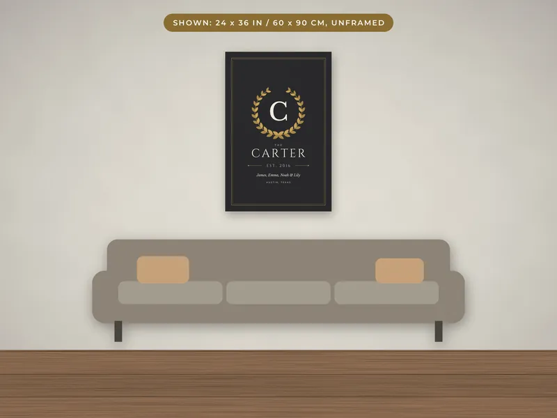 Family Name Established Print: 05