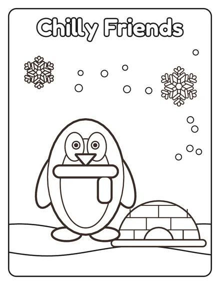 Free Christmas Coloring Pages for Toddlers: page 5