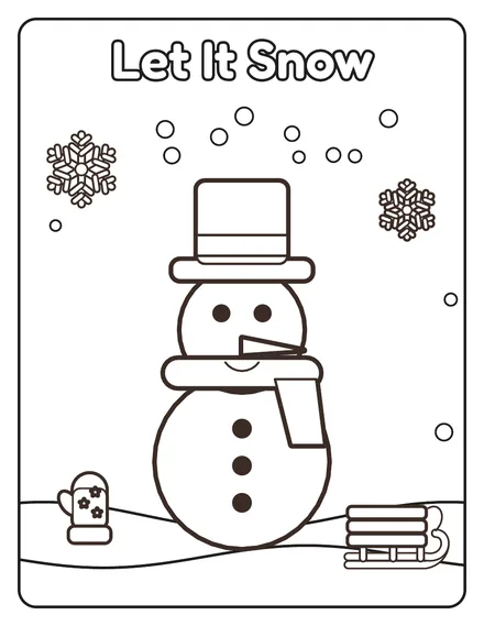 Free Christmas Coloring Pages for Toddlers: page 2