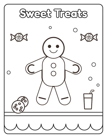 Free Christmas Coloring Pages for Toddlers: page 4