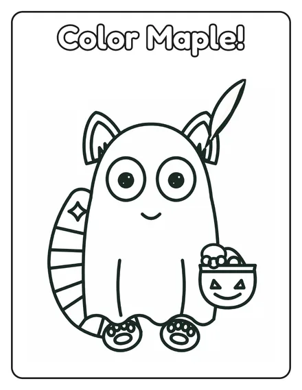 Free Halloween Coloring Pages for Toddlers: page 5