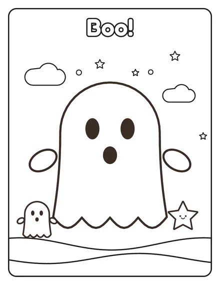 Free Halloween Coloring Pages for Toddlers: page 2