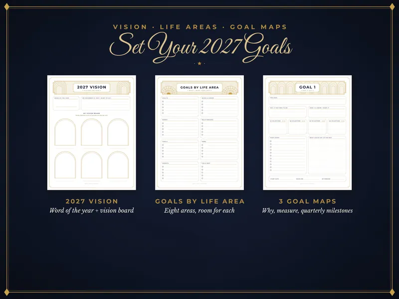 2027 Goal Planner: goals