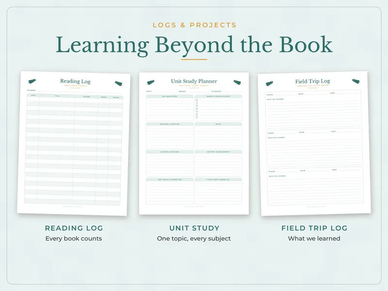 Homeschool Planner: learning