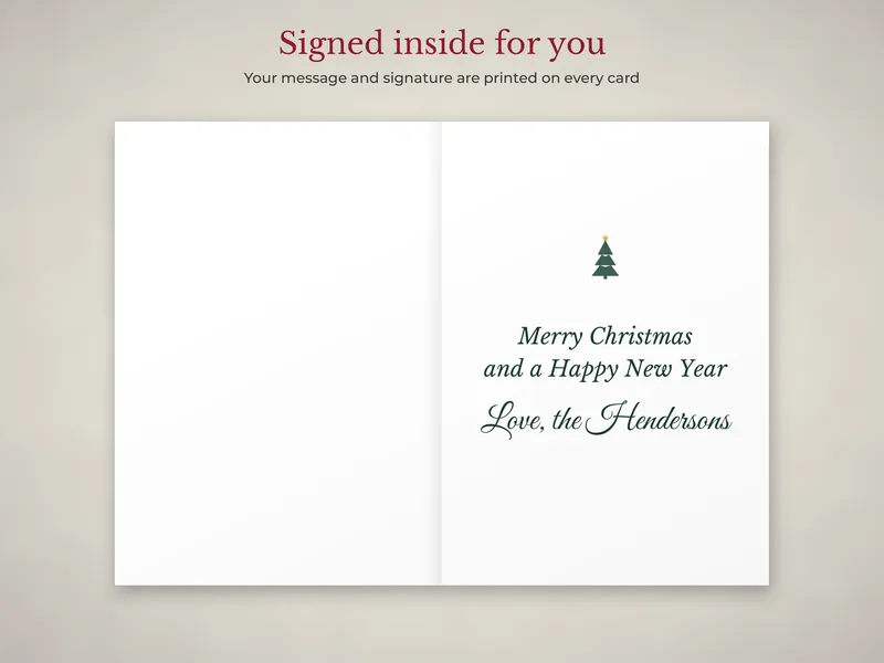 Personalized Christmas Cards: 02