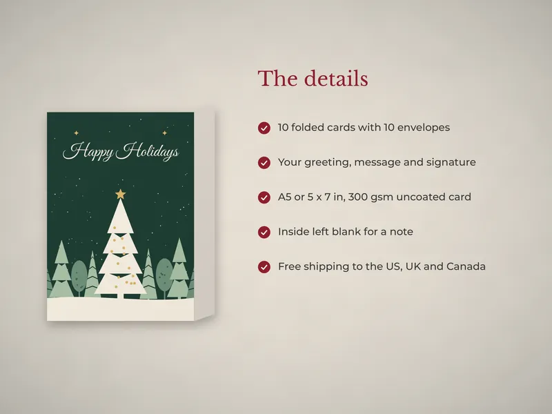 Personalized Christmas Cards: 08