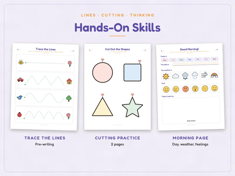 Preschool Learning Binder: skills