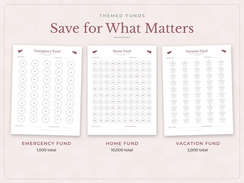 Savings Challenge Bundle: funds