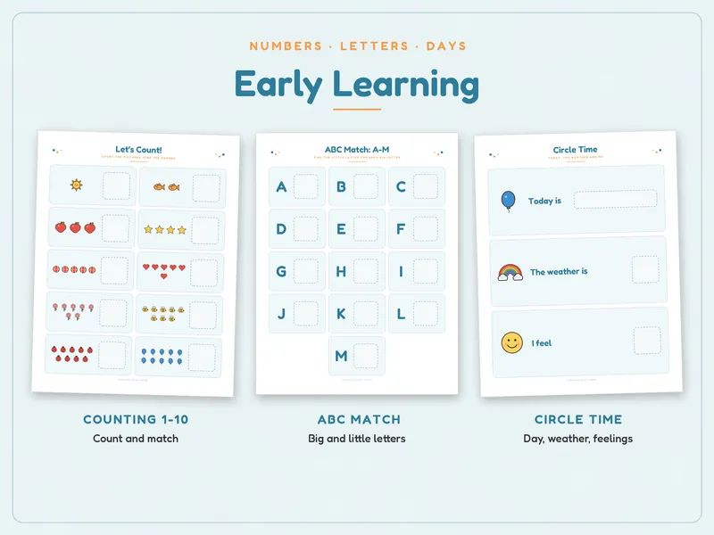 Toddler Busy Book: learning
